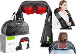 Pillow Massage for the Neck & the Back with Vibration and Heating Function Black