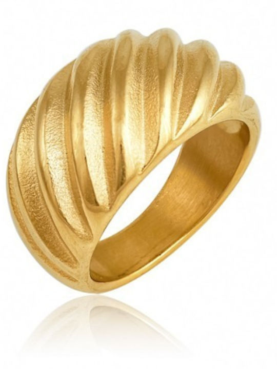 Mérbabe 24k Scarlett Ring Χρυσό Δαχτυλίδι Premium Επίχρυσο Ατσάλι