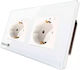 Power Socket Wi-Fi White 1pcs