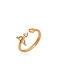 Ghetto Ring with Stones made of Steel Gold Plated