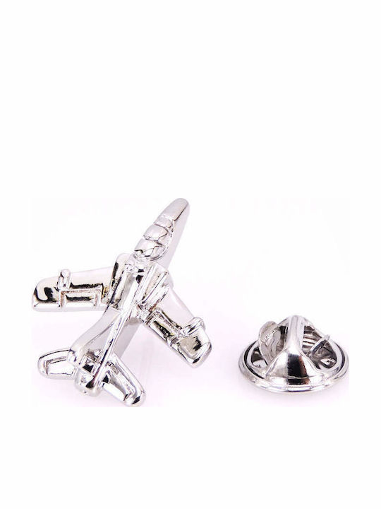 Broschen Silber Fighter Jet