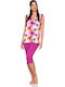 Clio Lingerie Summer Women's Pyjama Set Floral