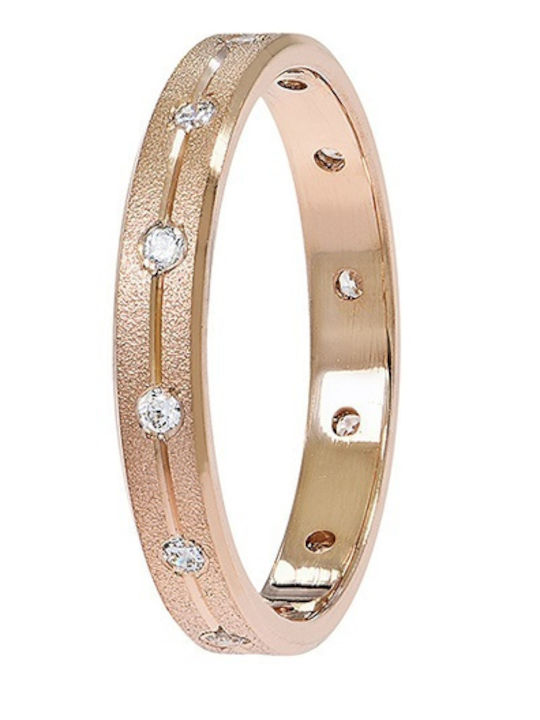 Set Paar Rosa Goldene Eheringe 9 Karate Sat2 Stergiadis