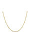 Leticia Chain Gold 2mm Neck Chain Stainless Steel 316L 50 cm