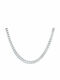 Sterling Chain Silver 4mm Neck Chain Stainless Steel 316l 40 Cm
