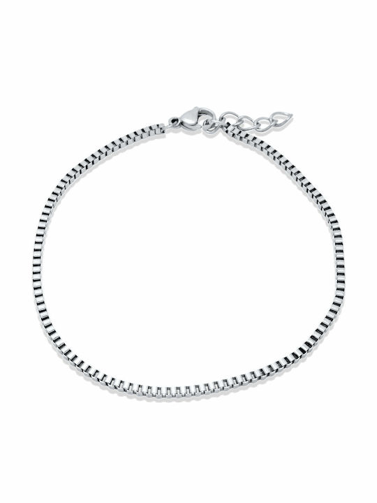 Brățară Micro Argint 2mm Brățară Din Oțel Inoxidabil 316l 21-22 Cm