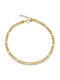 Figaro Gold Bracelet 3mm Bracelet Stainless Steel 316L 17-18 Cm