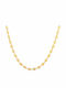 Theta Chain Gold 5mm Αλυσίδα Λαιμού Ανοξείδωτο Ατσάλι 316l 60 Cm