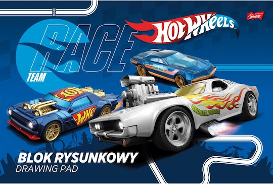 Drawing Pad St.majewski Hot Wheels A4 White 20 Sheets