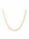 Raquel Chain Gold 4mm Neck Chain Stainless Steel 316L 55 Cm