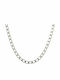 Avalon Chain Silver 7mm Neck Chain Stainless Steel 316L 50 cm
