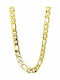 Damen Stahl Kette 1106-8 Dicke Goldene Kette