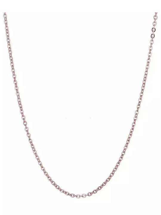 Women's Thin Chain Steel 316L Rose Gold Art03502