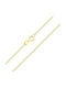 Yellow Gold K14 Thin Spiga Chain No2 50 Cm Al11150005