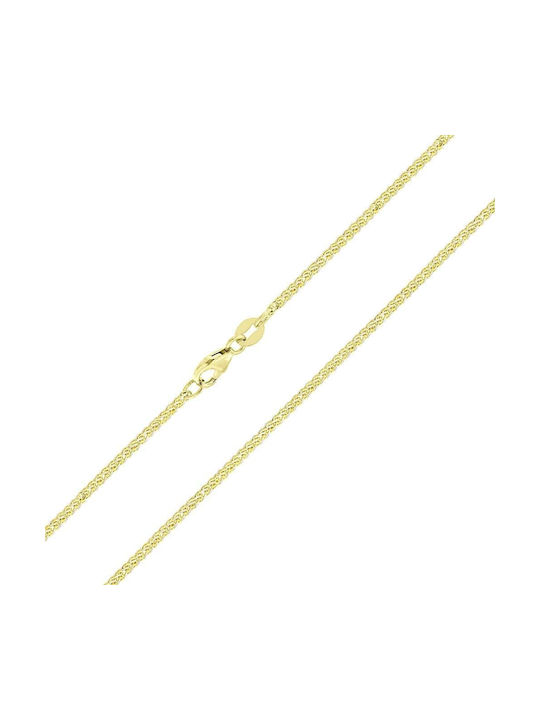 Αλυσίδα Κίτρινη Χρυσή Κ14 Σπίγγα 55 Cm Al11155003