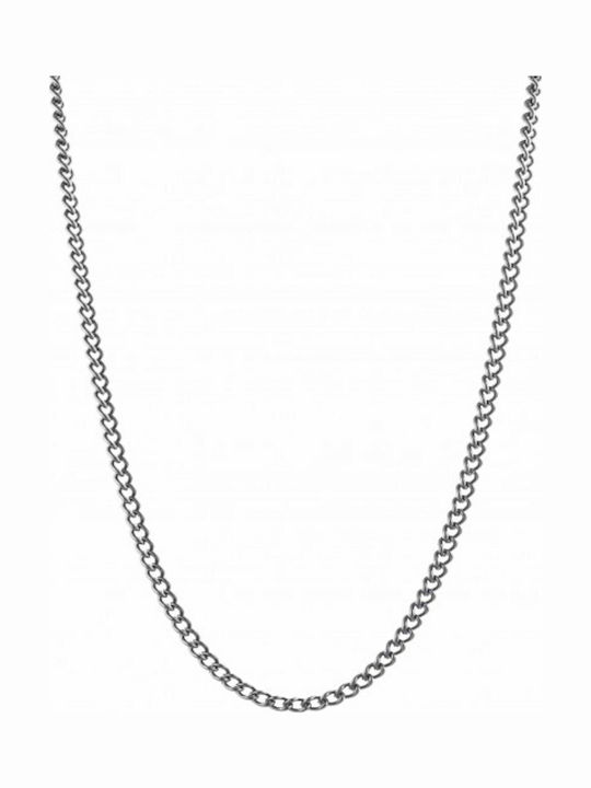 Unisex Chain Steel 316L Silver Art03509
