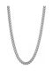 Unisex Neck Chain Stainless Steel 316L Silver N-03507