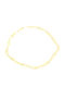Gold 14K Lustrous Hoop Necklace 45cm Gatsa KL0014