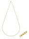 Neck Chain Fortsatina 50cm Gold 14K Ralg042