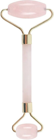 Ρολό Μασάζ Προσώπου Ροζ Χαλαζία Anti-aging Face Roller Rose Quartz