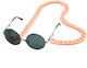 Salmon Acrylic Eyeglass Chain 75cm