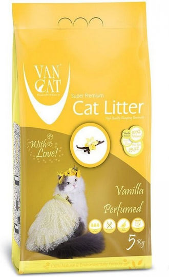 Van Cat Bentonite Cat Litter Fine-Grained with Scent Vanilla 5kg