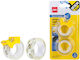 Deli Adhesive Transparent Tape Base Blister 2 Pieces 18mm X 18.3m Stick Up 16 Pieces Product Sold Individually