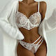 Секси Комплект Бельо Бял MOBRODEL86WHITE