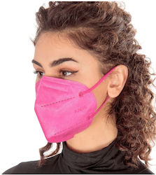 Μάσκα Προστασίας FFP2 Φούξια mask-KN95-10-(fch)...