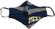 Protective Fabric Mask 100% Cotton Blue Black