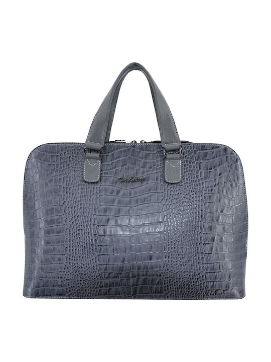 Leather 100 Δερματινη Γυναικεια Τσαντα Κωδικος 44s-bag-0485-359 Grey