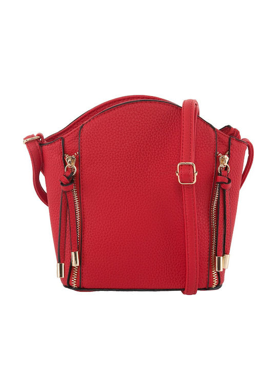 Crossbody Bag Two Zippers 017.89271_red