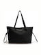 Shopper Handtasche Lucky Bees 355 V2 Schwarz Grau Kunstleder 50x15x28 cm 671lkb1521