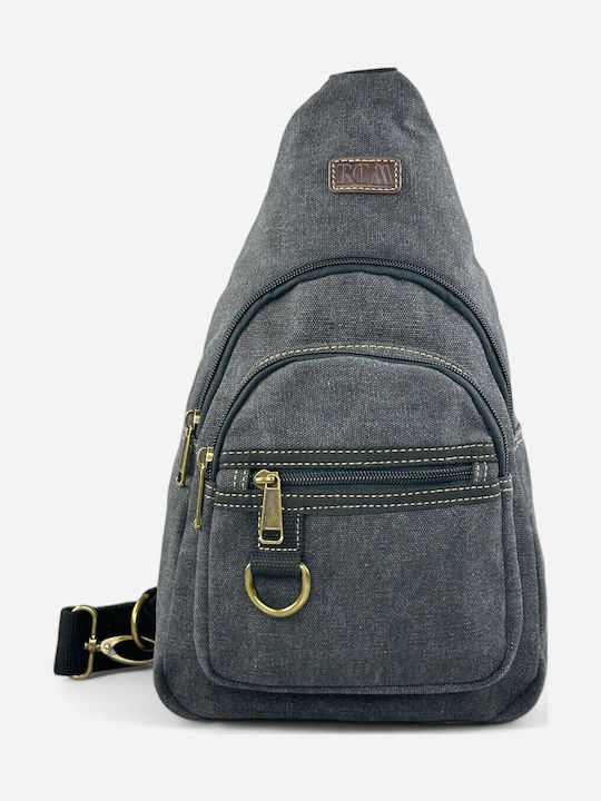 Rcm Chest Bag Fabric Canvas 210056-011 Black