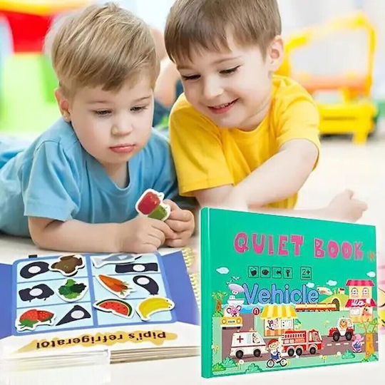 Велкро Montessori Книга за Деца 3+ години+ Години