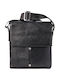 Geantă Bărbătească Neagră de Umăr Tip Crossbody 17061-01 V-store