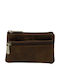 Key Holder Genuine Leather Of Excellent Quality Greek Made Brown