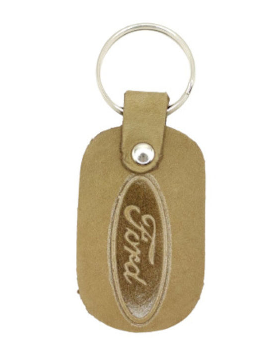 Breloc Din Piele Verde Olive Ford 6291-k