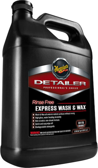 Meguiar's Express Wash & Wax Liquid Wax for Car Body 3.78lt