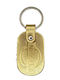 Leather Gold Keychain Nissan 6178-k