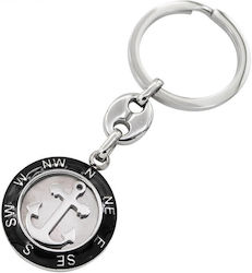 Keychain Compass Anchor 8x6cm