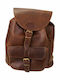 Kouros Leder Rucksack Leder Krouta-403-Braune