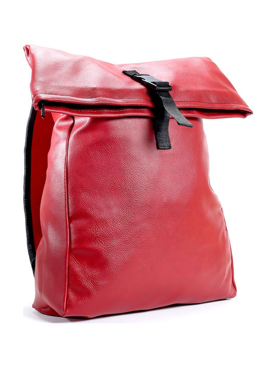 Pera Backpack Αδιαβροχο Σακιδιο Πλατης Κοκκινο Backpack Red