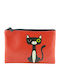 Pera Toiletry Bag Cat Red-Black