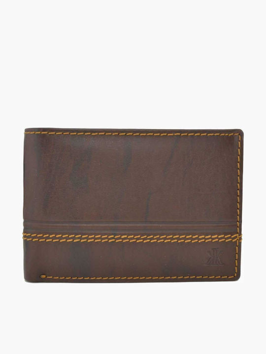 Herrenbrieftasche Aus Leder Braune Kappa K-1644a