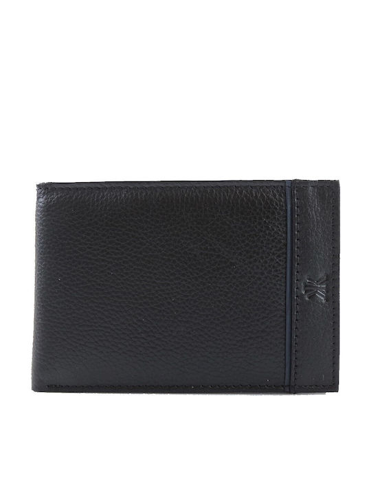 Herrenbrieftasche Leder Kappa 959n Schwarzes
