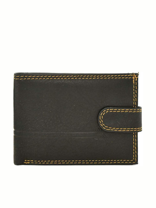 Herrenbrieftasche Aus Leder Schwarz Kappa K-1347a