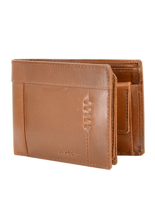 Leather 100 Δερματινο Ανδρικο Πορτοφολι Κωδικος 29-wallet-1-3715 Cognac