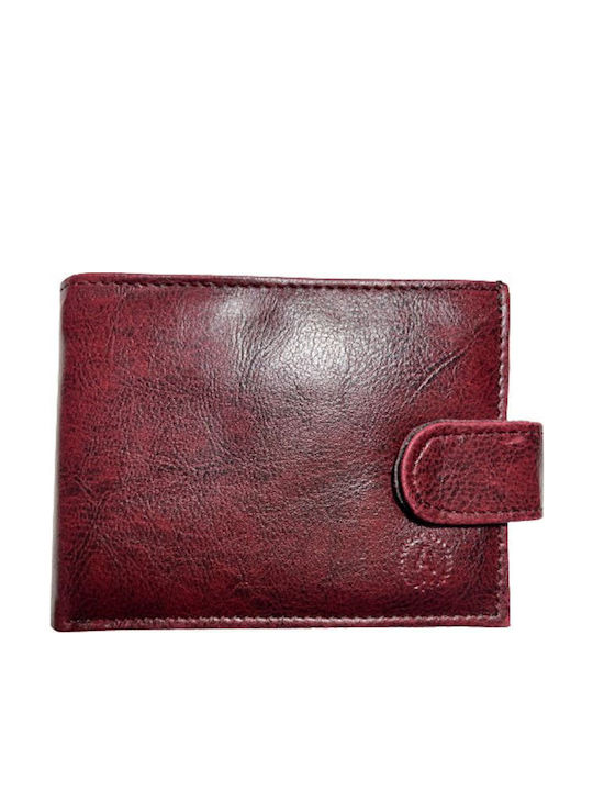 Men's Wallet Clasp Annie Leather Brown