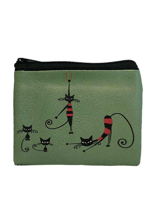 Unisex Coin Purse Handmade Greek Kittens